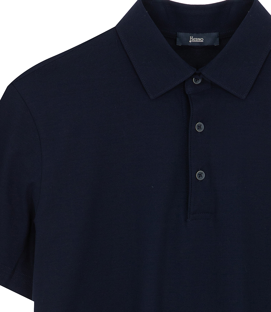 JERSEY CREPE POLO SHIRT