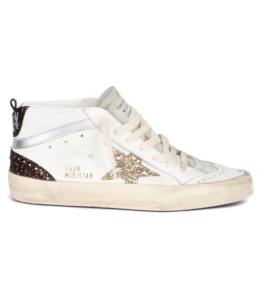 GOLDEN GOOSE  - GLITTER STAR MID STAR