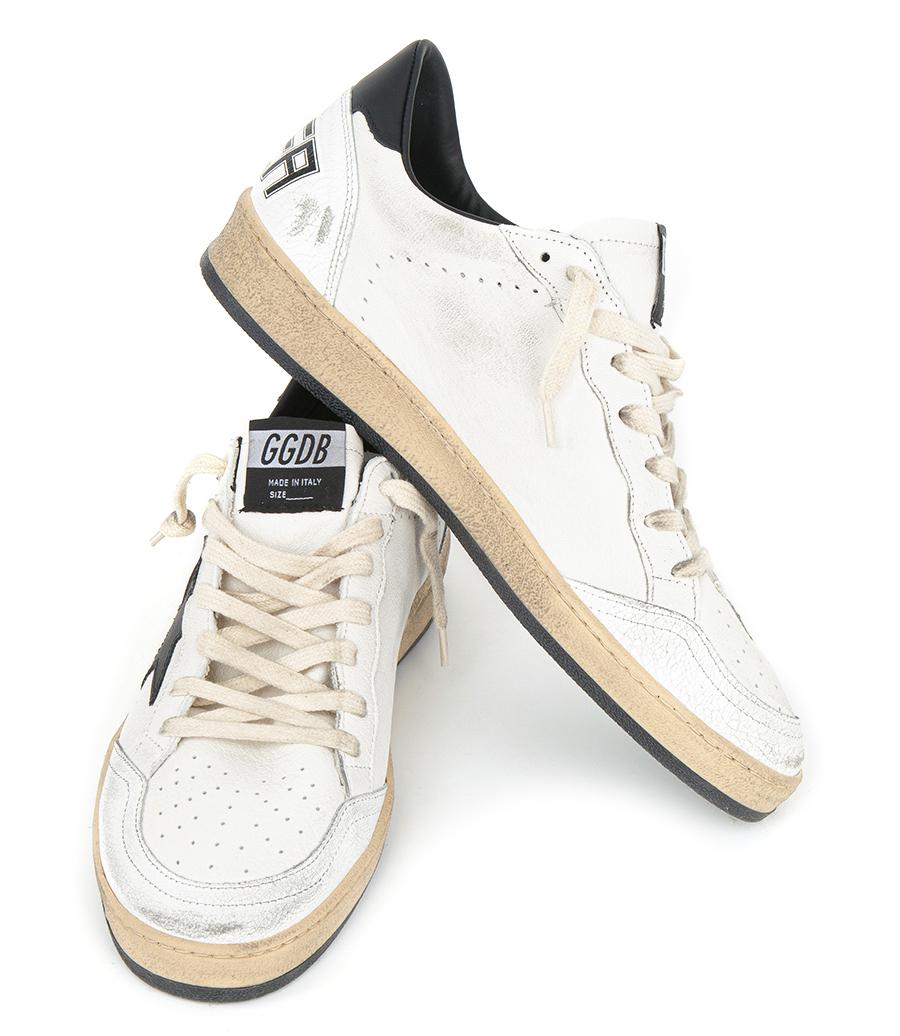 WHITE NAPPA UPPER BALL STAR