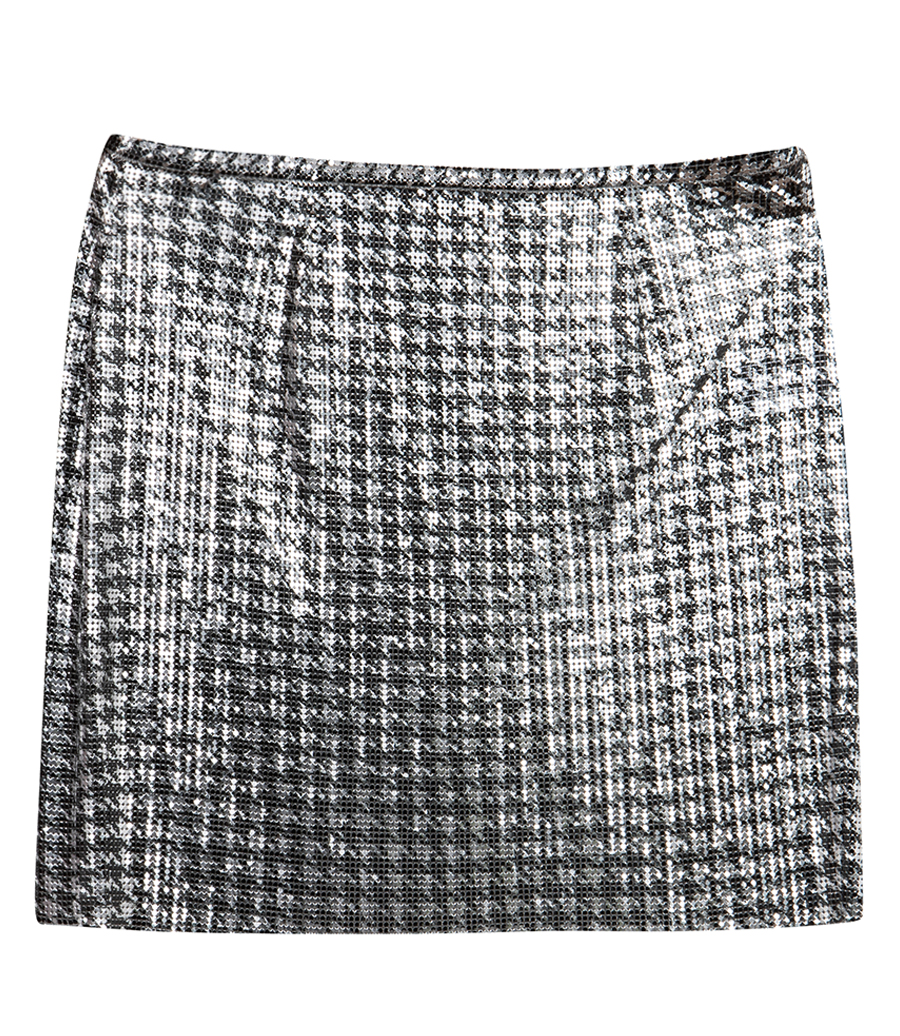 RABANNE - PIED DE POULE SKIRT