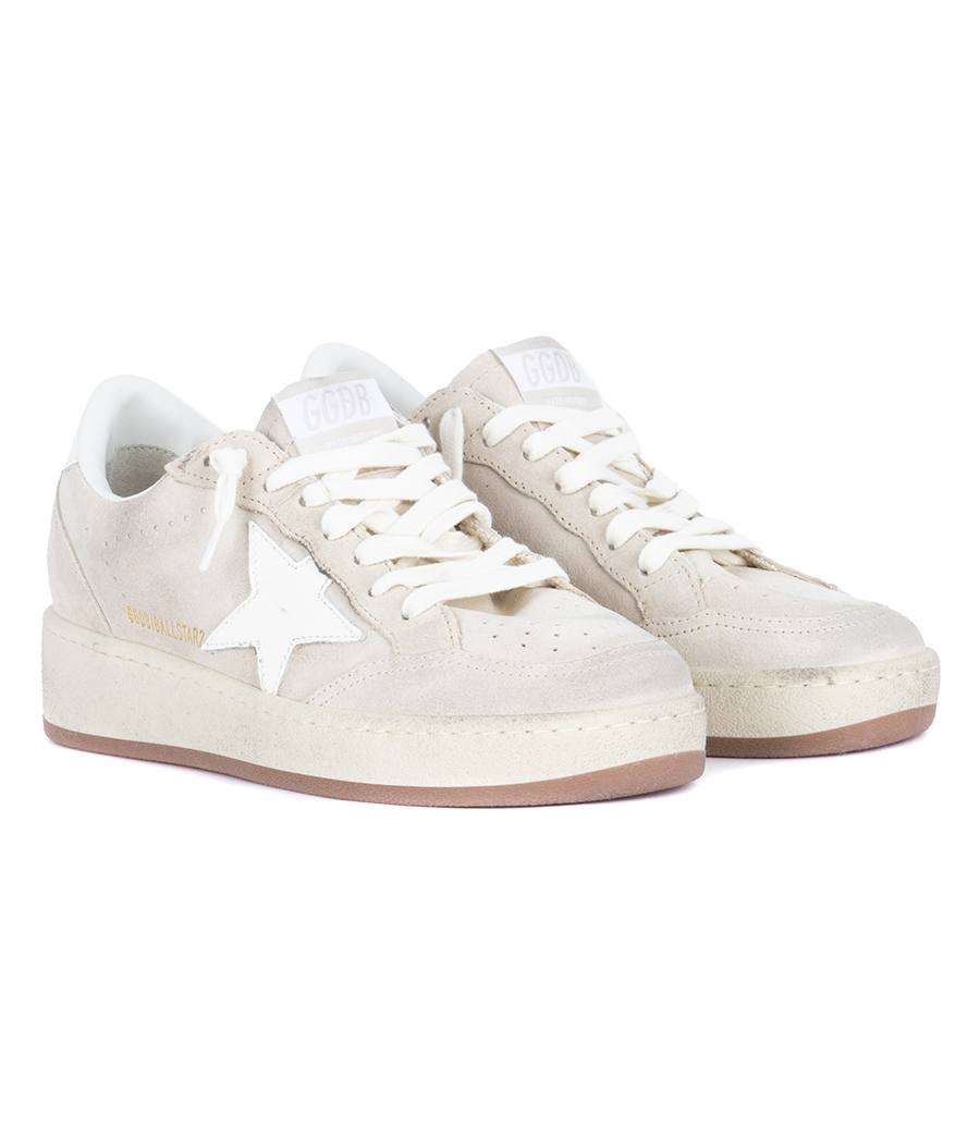 BEIGE SUEDE BALL STAR 2