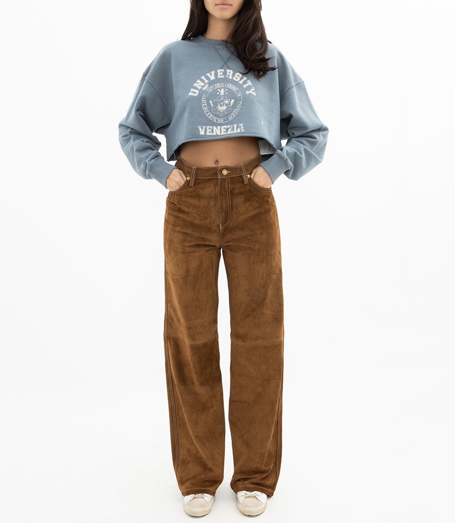 JOURNEY WS CROPPED CREWNECK SWEATSHIRT