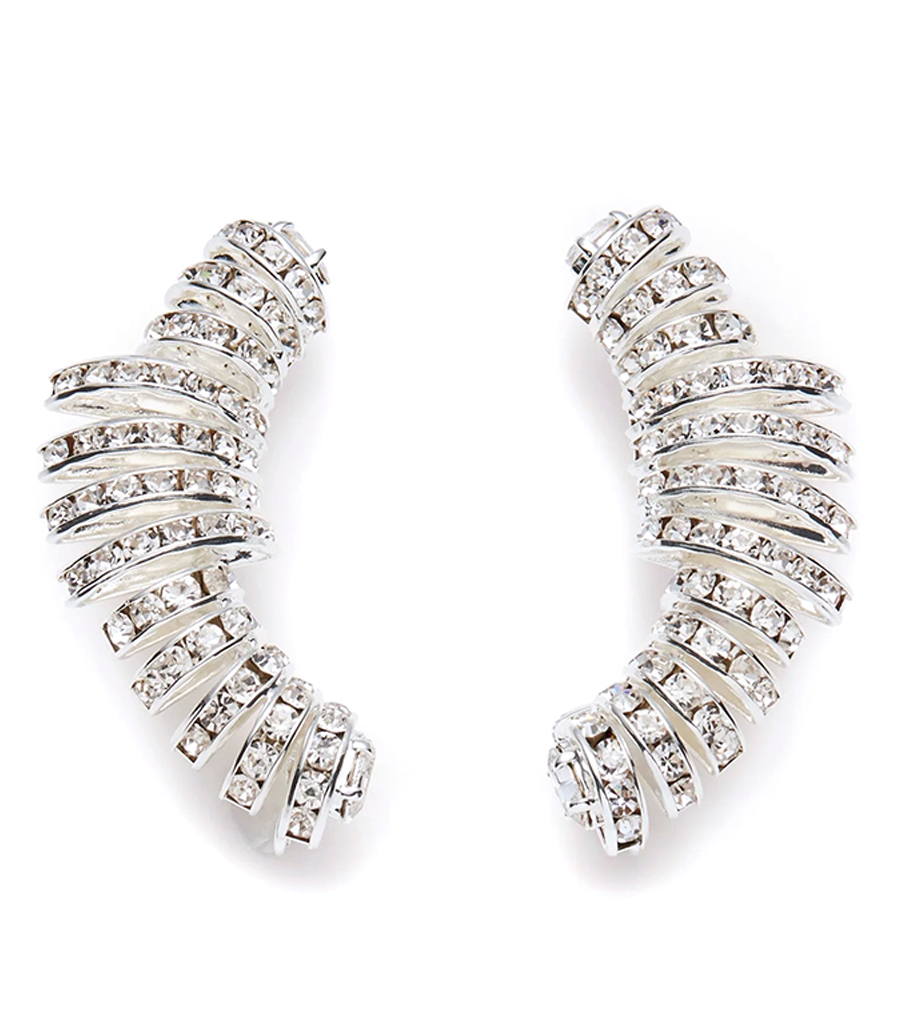 MAGDA BUTRYM - CRYSTAL ENCRUSTED CUFF EARRINGS