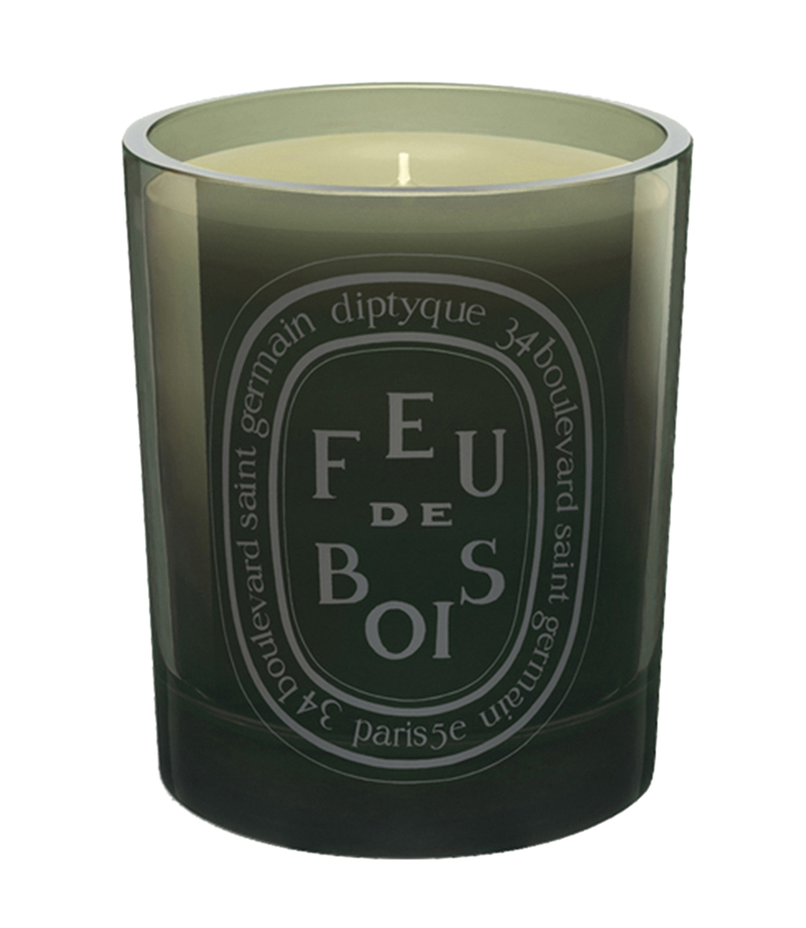 DIPTYQUE - SCENTED CANDLE GREY FEU DE BOIS 300g