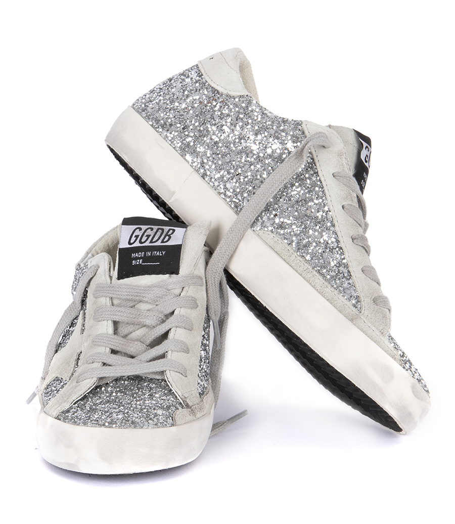 SILVER GLITTER SUPER-STAR