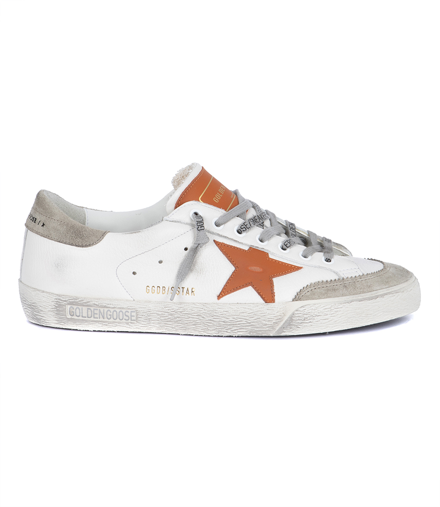 GOLDEN GOOSE  - SUPER STAR NAPPA UPPER SUEDE