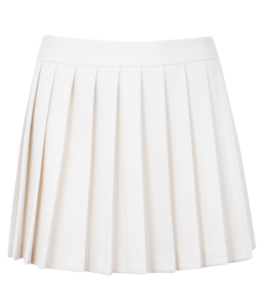 GOLDEN GOOSE  - STAR VARSITY PLEATED MINI SKIRT MARCIE