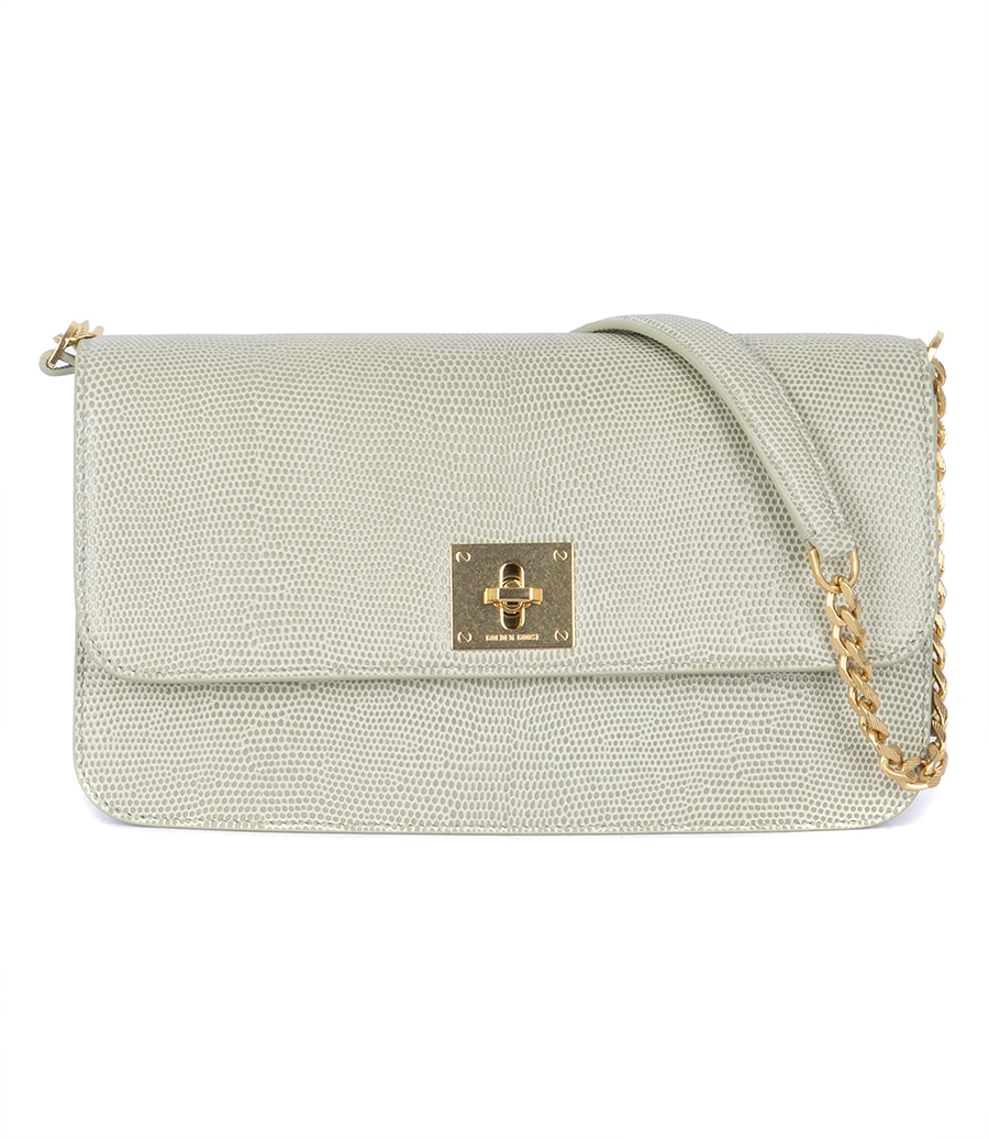 GOLDEN GOOSE  - GIOIA BAG TEJUS BODY GOLD METAL DETAILS