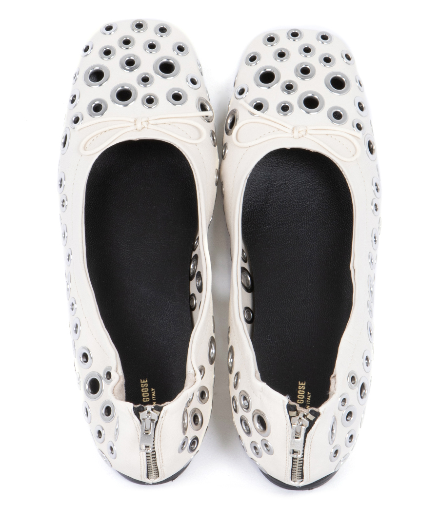 AMY BALLET FLATS WITH EYELETS