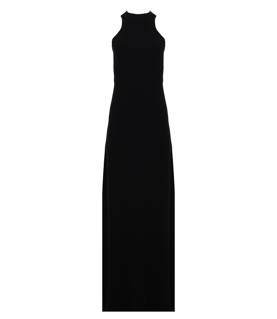 MONOT - TANK TOP LONG DRESS GEROGETTE