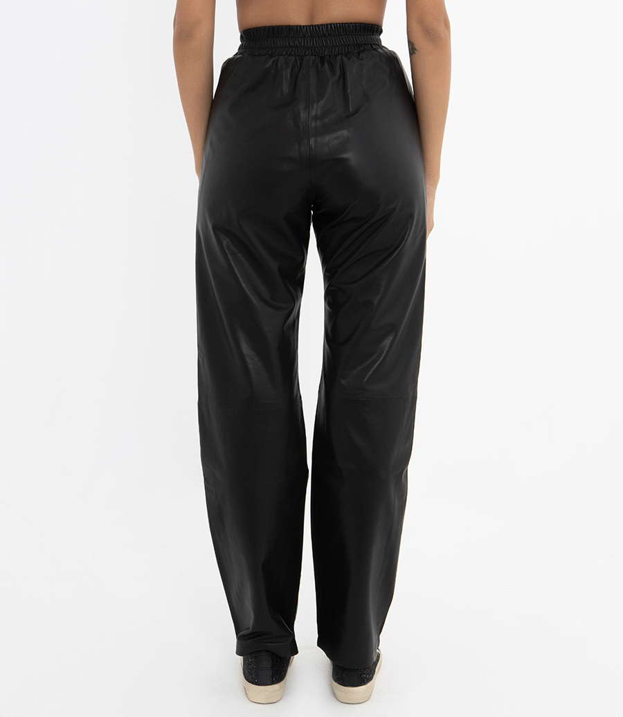 LEATHER SWEATPANT