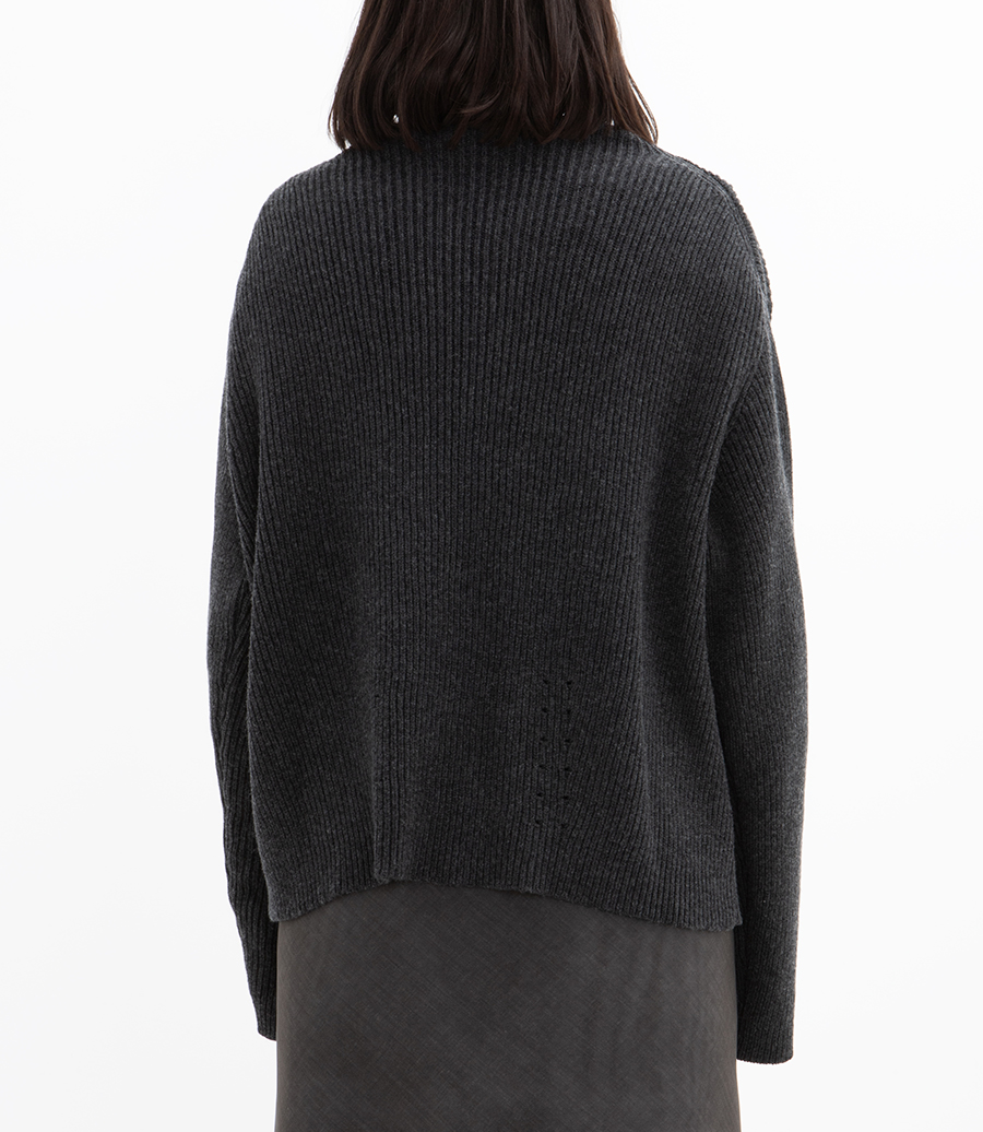 SILK CASHMERE PULLOVER