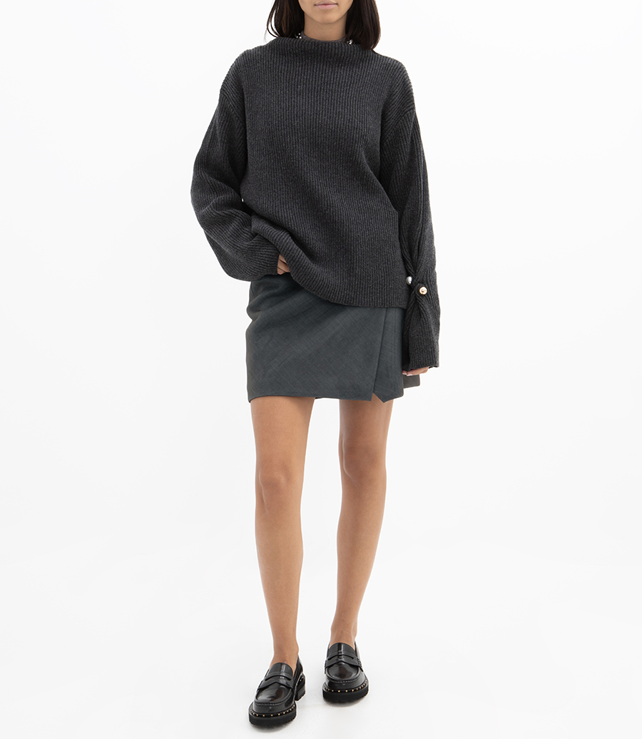 SILK CASHMERE PULLOVER