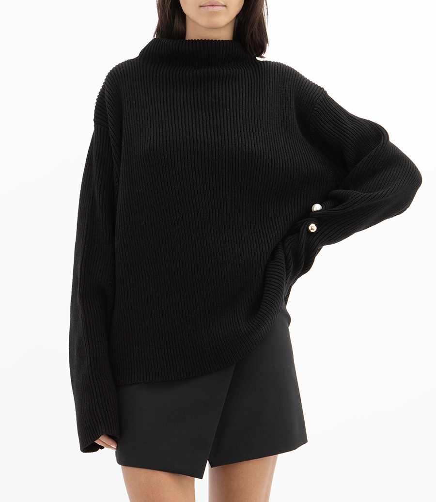 SILK CASHMERE PULLOVER