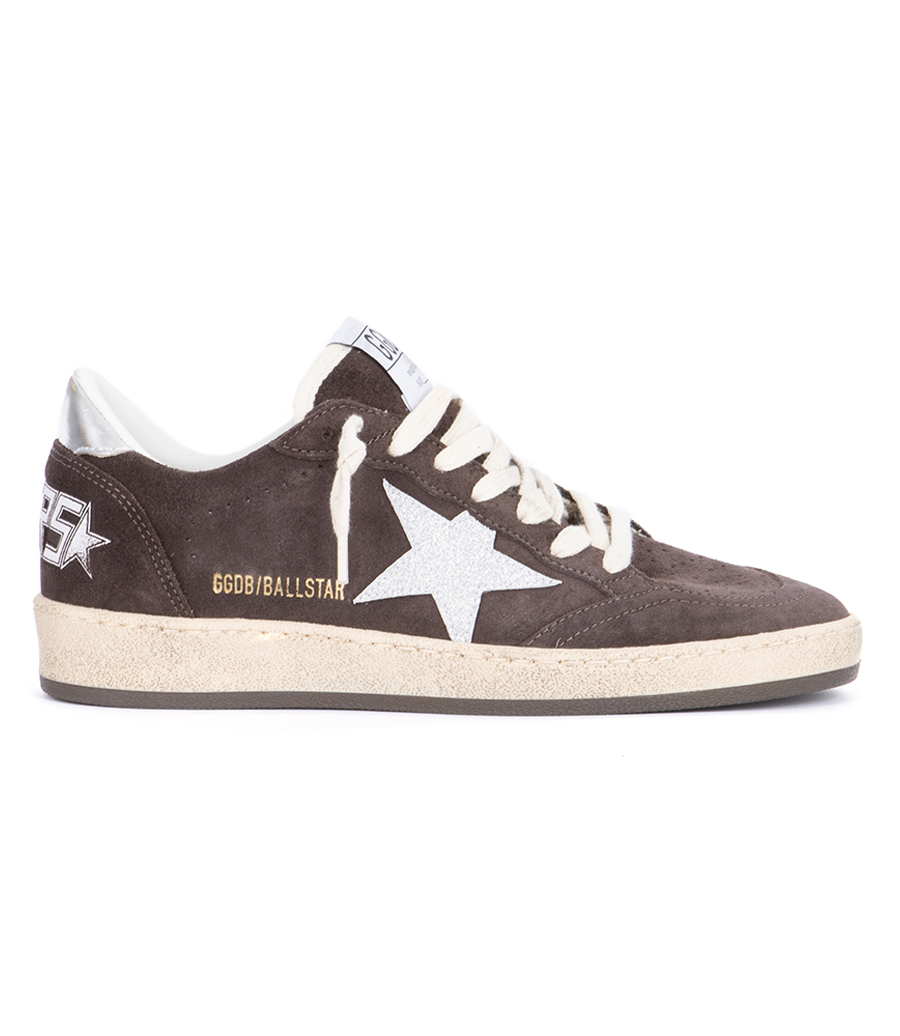 GOLDEN GOOSE  - ANTRACITE SUEDE BALLSTAR