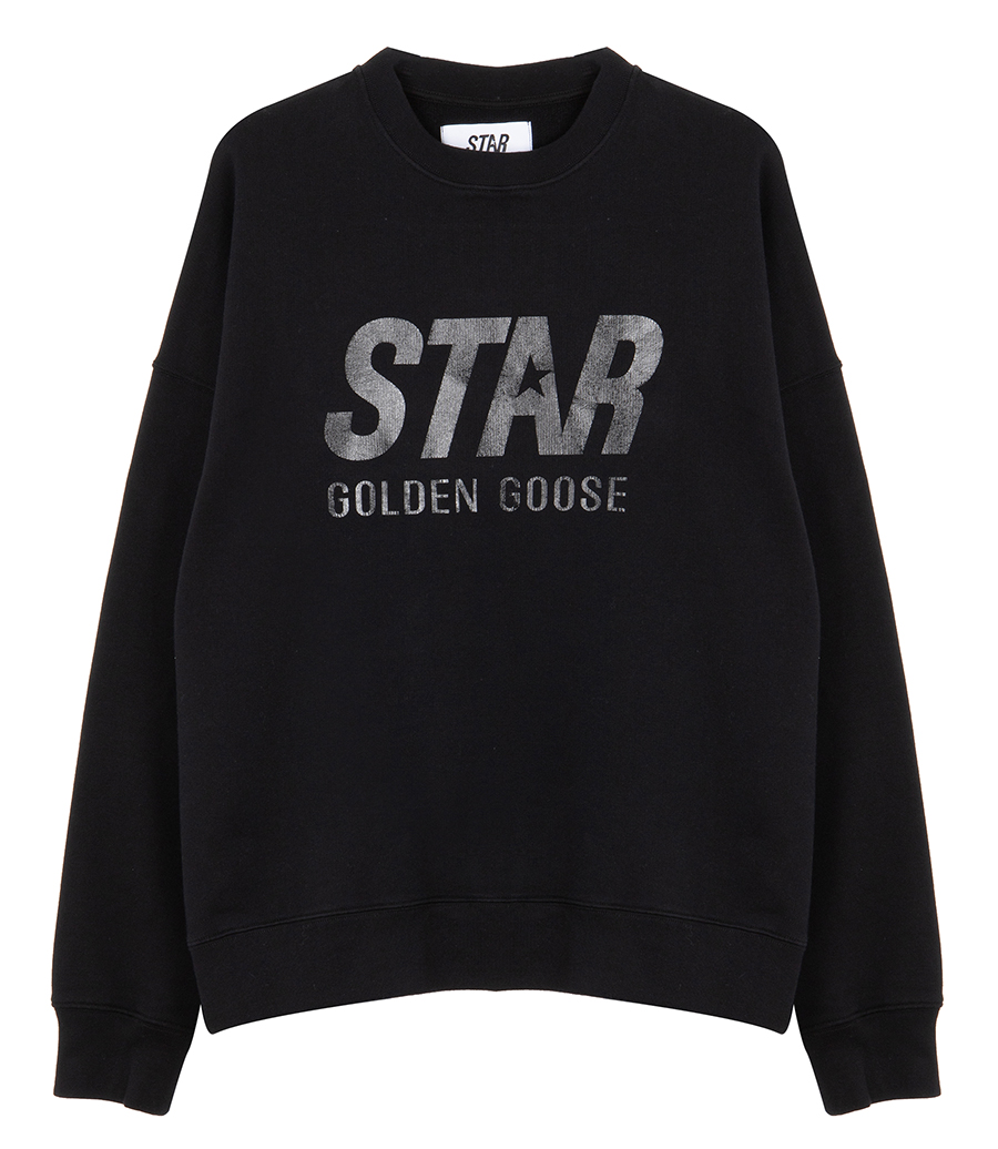 GOLDEN GOOSE  - STAR UNISEX BOXY CREWNECK SWEATSHIRT