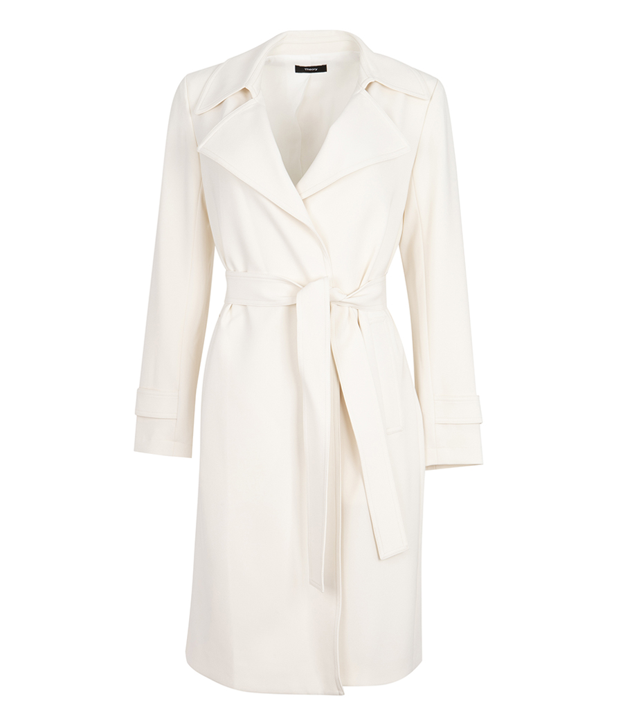 THEORY - OAKLANE TRENCH COAT IN ADMIRAL