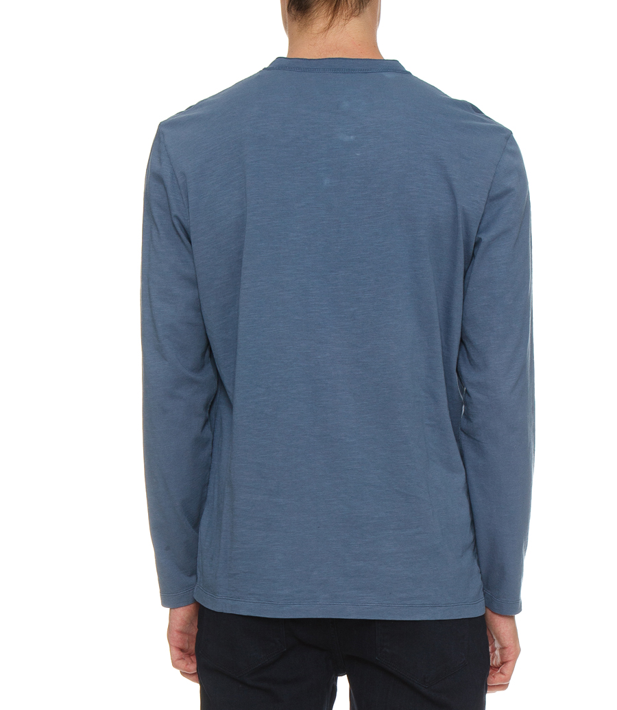 HENLEY T-SHIRT LS