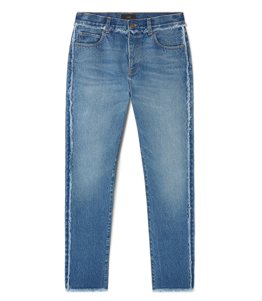 ALANUI - FRINGED REGULAR DENIM PANTS