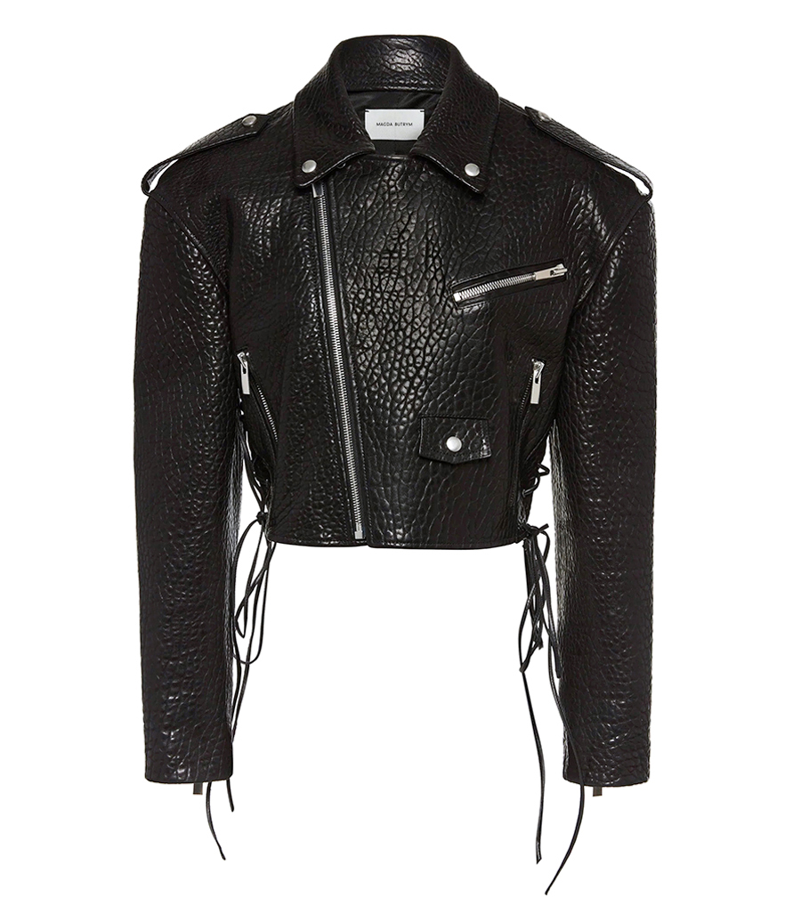 MAGDA BUTRYM - CROPPED LEATHER BIKER JACKET