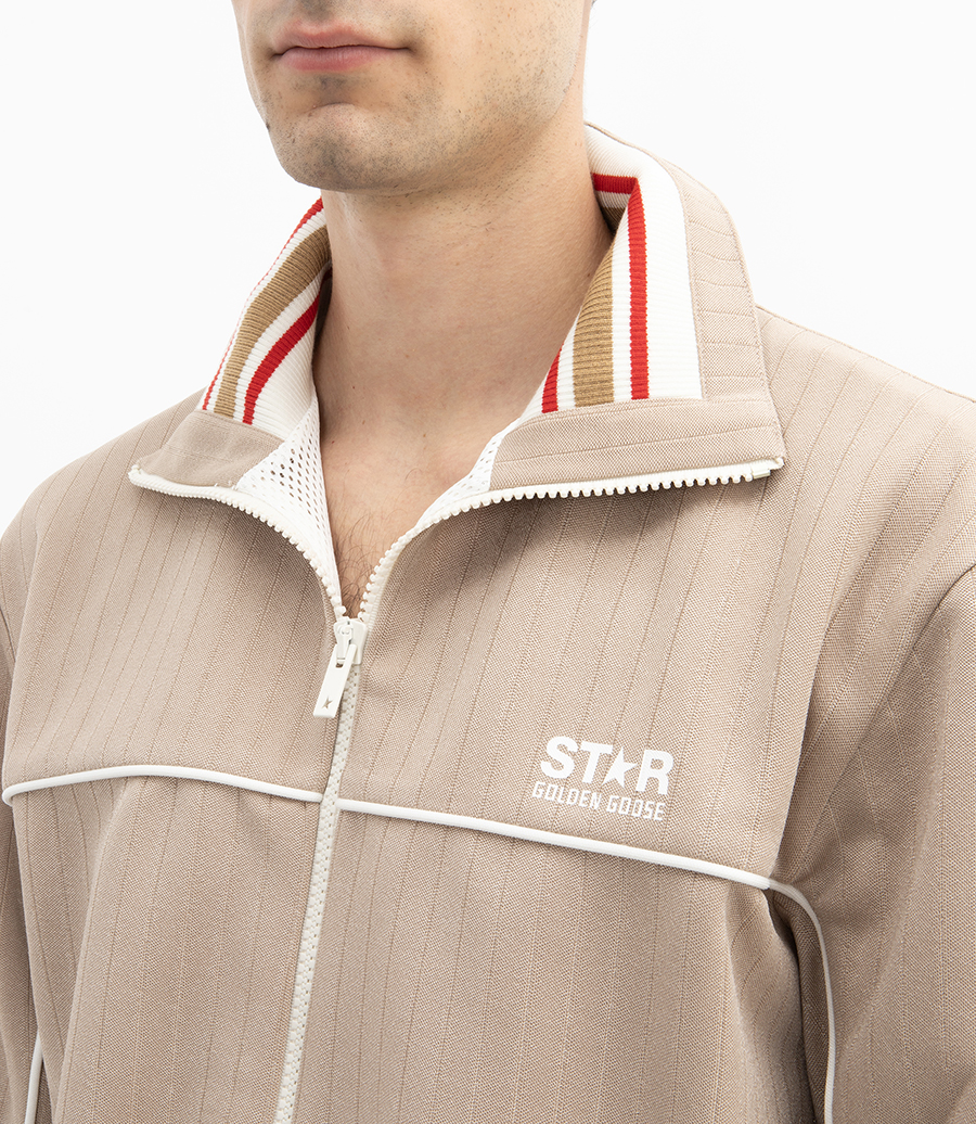 STAR ZIPPED TRACK JACKET