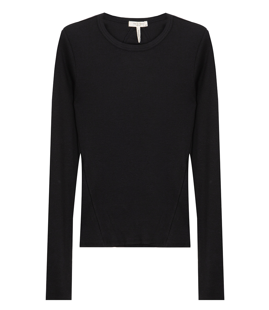 RAG & BONE - ESSENTIAL RIB LS