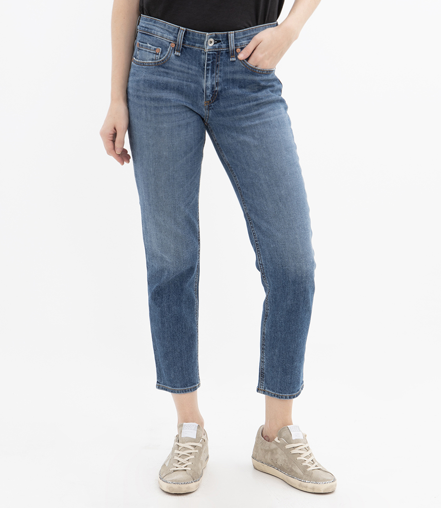 DRE LOW RISE SLIM BOYFRIEND JEAN