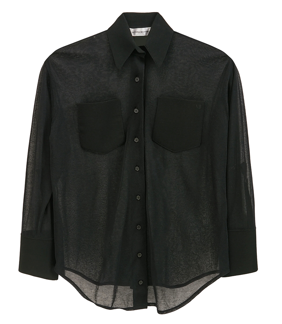 VICTORIA BECKHAM - POCKET DETAIL SHIRT