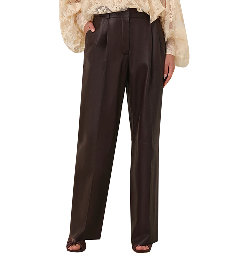 ILLUSTRATION LEATHER PANT