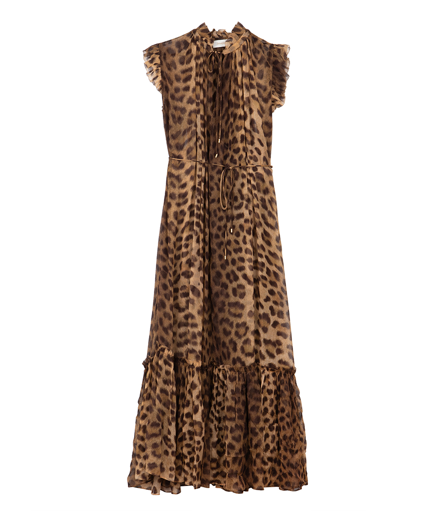 ZIMMERMANN - CRUSH FLUTTER DRESS