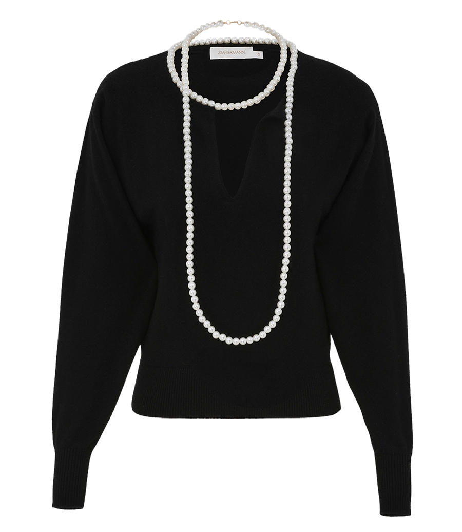 ZIMMERMANN - CRUSH NECKLACE SWEATER