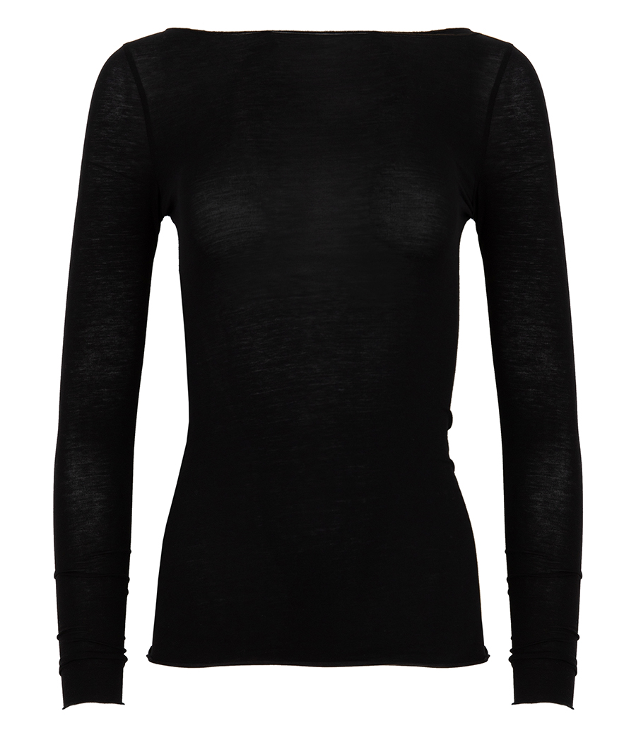 AYA MUSE - BOATNECK LONG SLEEVE T-SHIRT