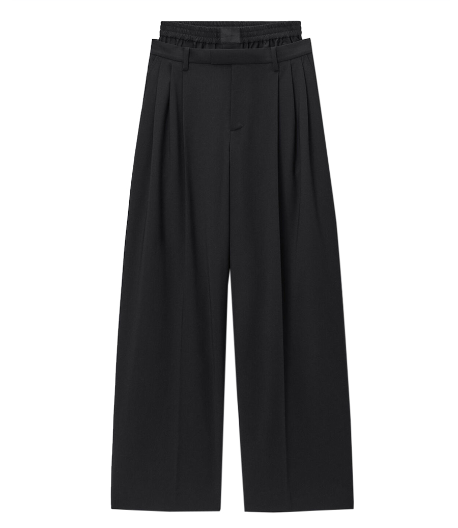 ALEXANDER WANG - PRE-STYLED BOXER PLEATED TROUSER