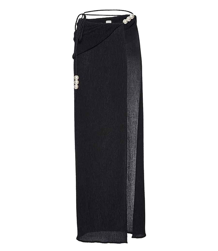 MAGDA BUTRYM - ASYMMETRICAL PEARL MAXI SKIRT