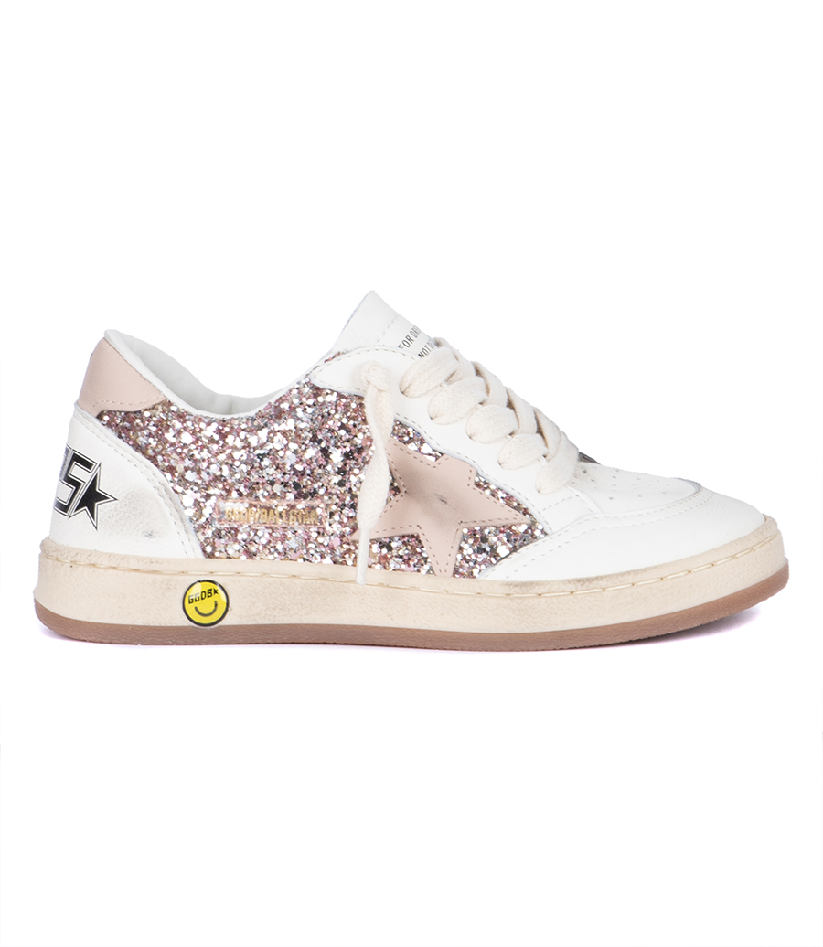 GOLDEN GOOSE  - PEACH GLITTER BALLSTAR