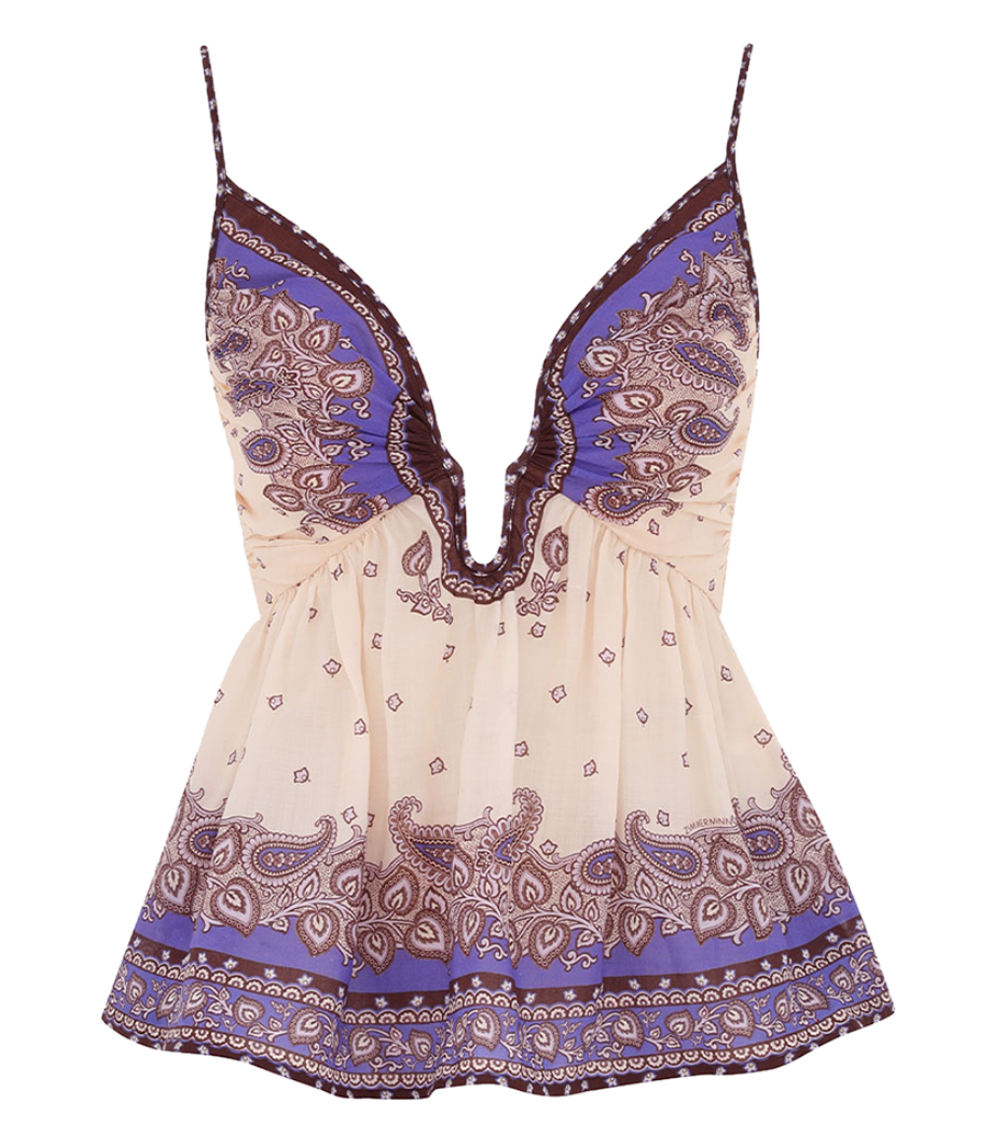 ZIMMERMANN - MAXINE PLUNGE CAMI