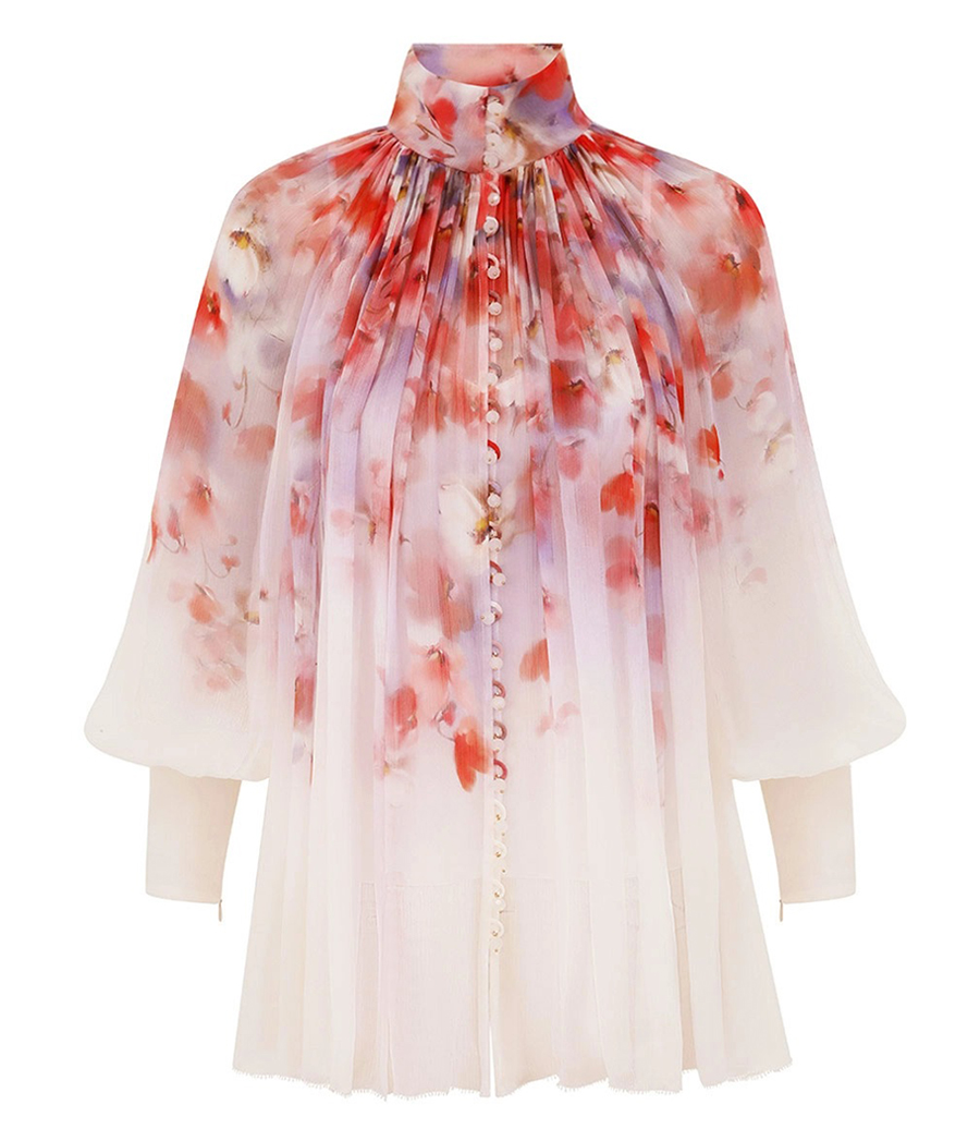 ZIMMERMANN - CRUSH SMOCK BLOUSE