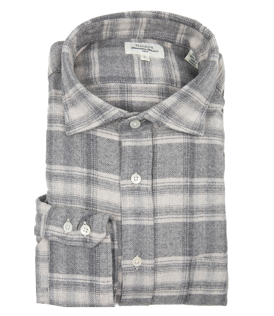 HARTFORD - PAUL FLANNEL CHECKED SHIRT