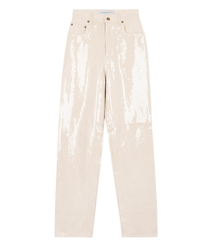 GOLDEN GOOSE  - JOURNEY WS PANT KIM COTTON DENIM