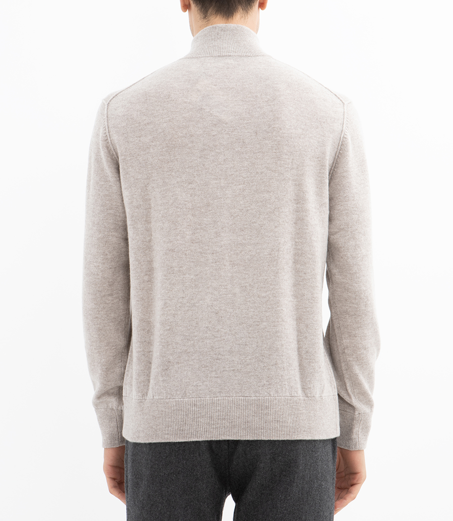 WOOL & CASHMERE TRUCKER SWEATER