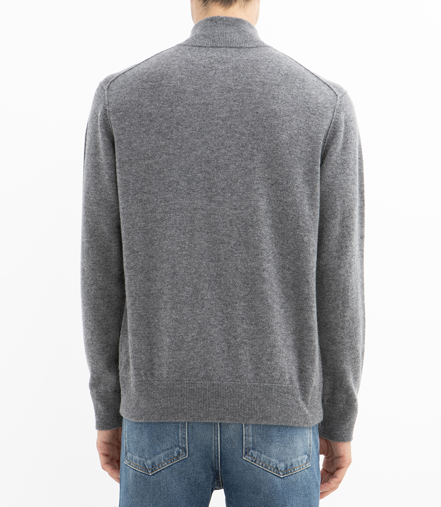 WOOL & CASHMERE TRUCKER SWEATER