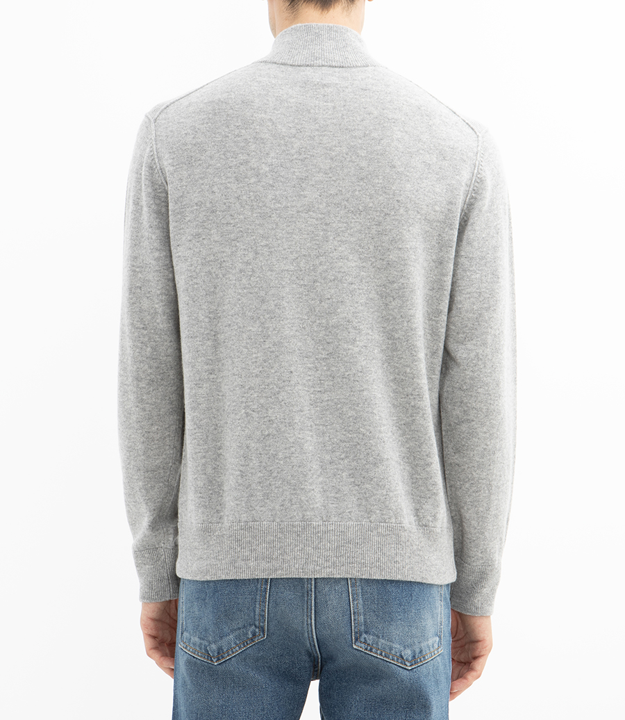 WOOL & CASHMERE TRUCKER SWEATER