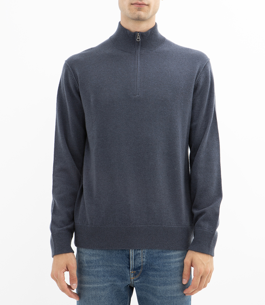 WOOL & CASHMERE TRUCKER SWEATER