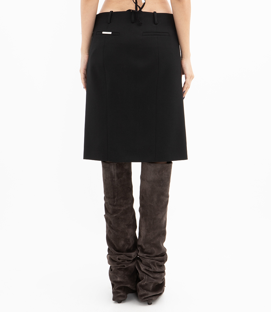 MIDI SKIRT GABARDINE