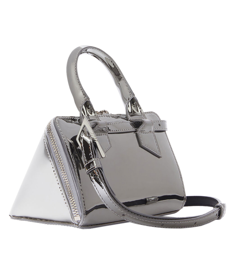 ''FRIDAY'' SILVER MINI HANDBAG