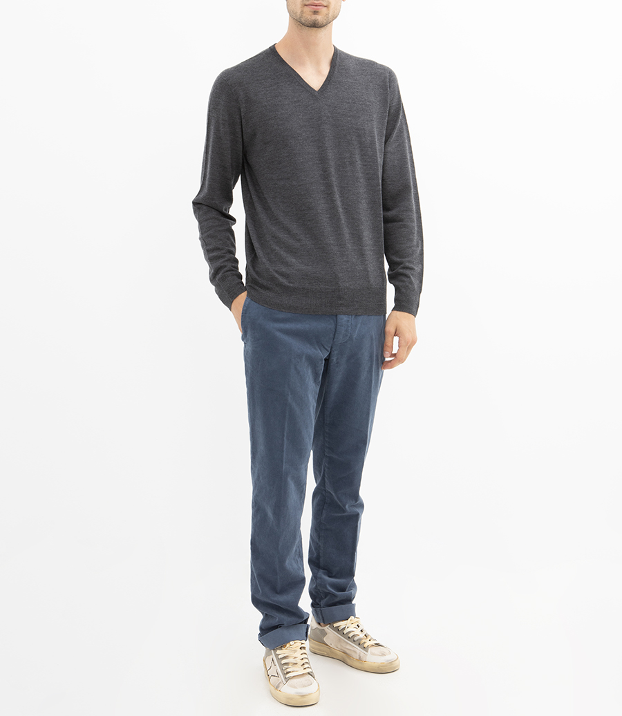 MERINO VEE PULLOVER