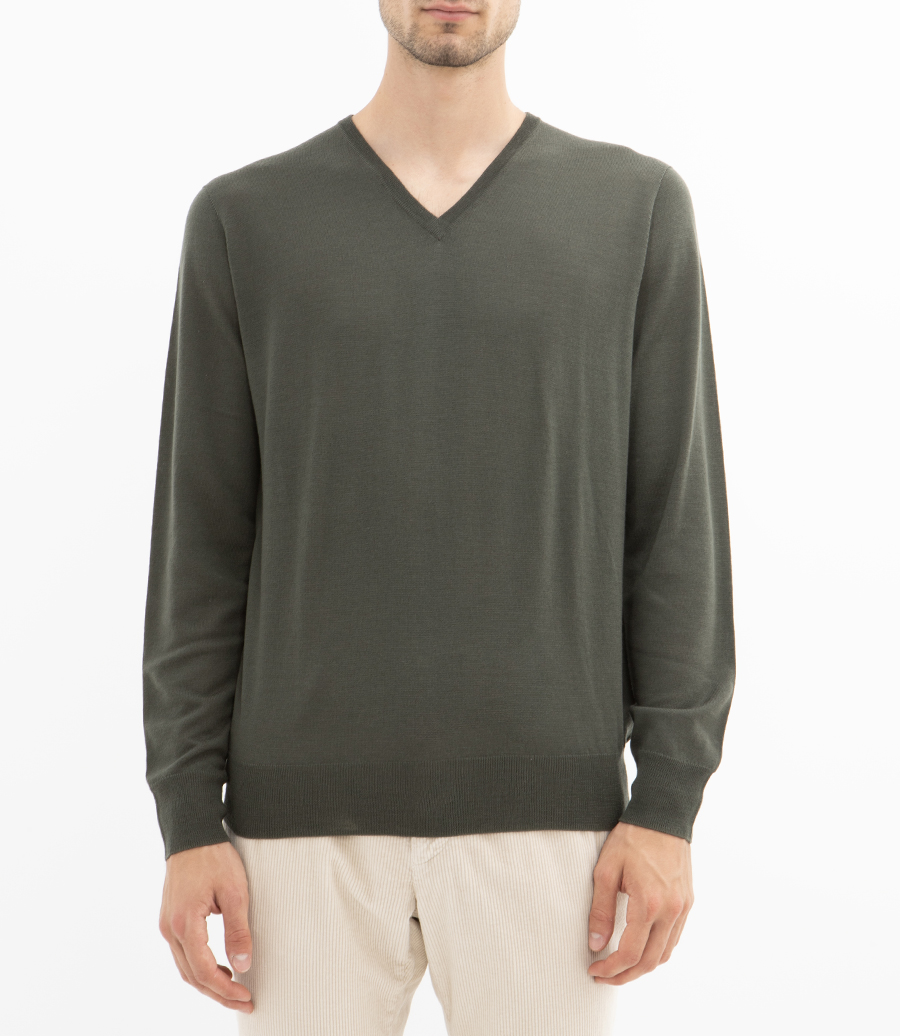 MERINO VEE PULLOVER