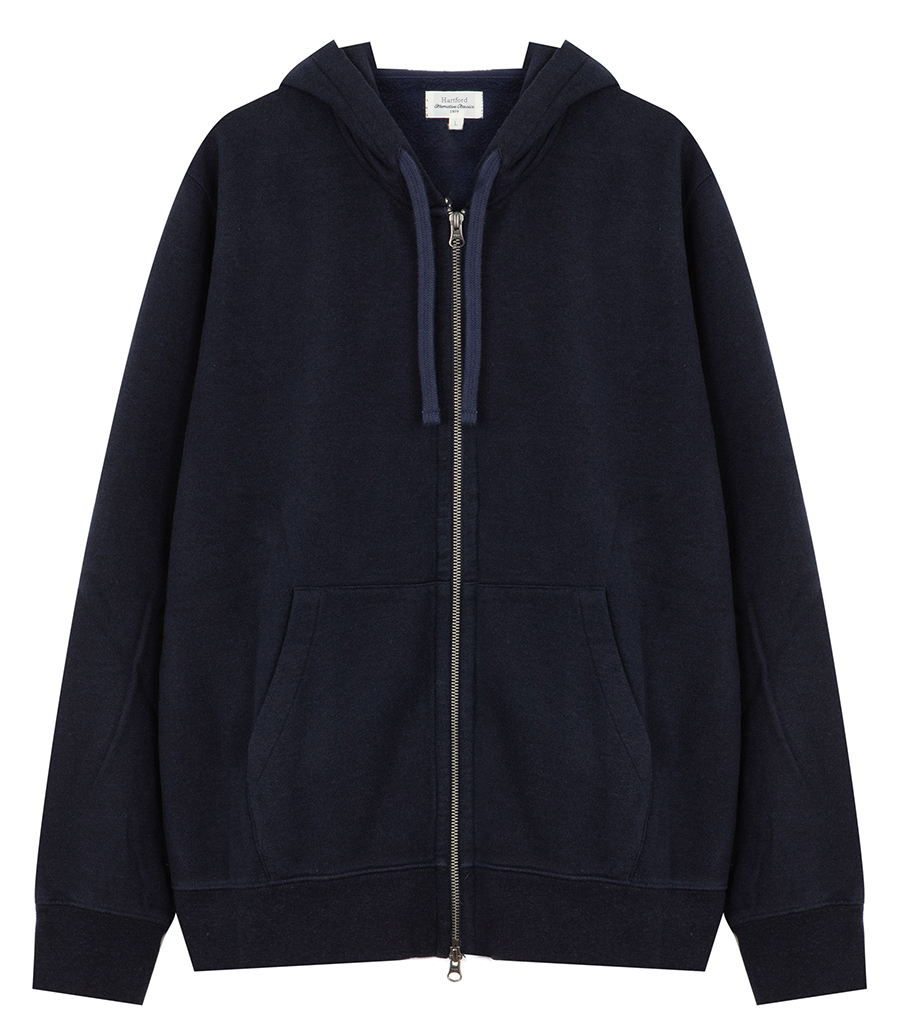 HARTFORD - HOODIE ZIPPER SWEATSHIRT