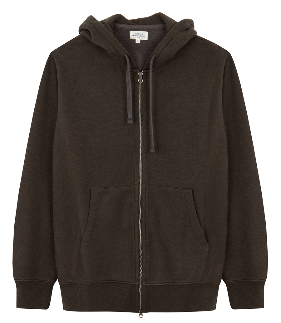 HARTFORD - HOODIE ZIPPER SWEATSHIRT