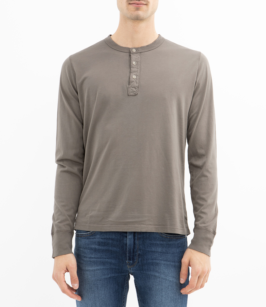 LS SUPIMA JERSEY HENLEY